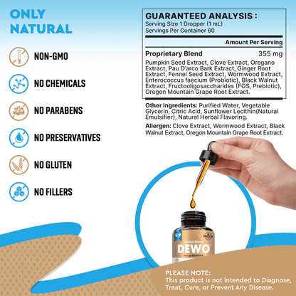 Natural Intestinal Defense for Dogs & Cats – Herbal Cleanse with Black Walnut, Wormwood & Probiotic – Promotes Healthy Gut & Flora Balance – Advanced Broad Spectrum Formula