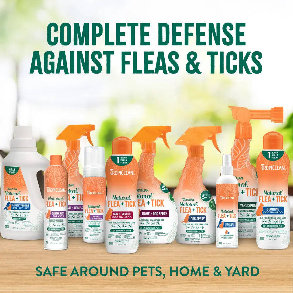 Tropiclean Natural* Flea + Tick Home + Dog Spray, 32Oz