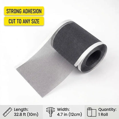 Bird Cage Seed Guard Mesh Tape, Self-Adhesive PP Mesh for Small-Medium Birds, Clean Floors & Contain Debris