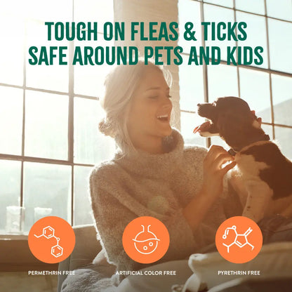Tropiclean Natural* Flea + Tick Home + Dog Spray, 32Oz