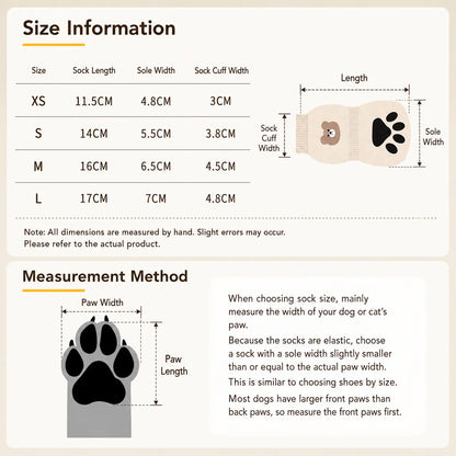Dog Paw Protectors - 4-Piece Silicone Set with Anti-Slip Grip, Wear-Resistant, Lightweight Fit for Outdoor Safety of Puppies and Dogs